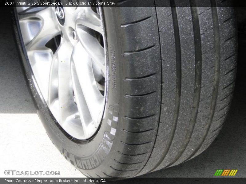 Black Obsidian / Stone Gray 2007 Infiniti G 35 S Sport Sedan