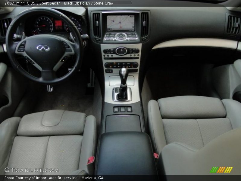 Black Obsidian / Stone Gray 2007 Infiniti G 35 S Sport Sedan