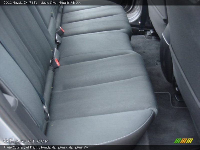 Liquid Silver Metallic / Black 2011 Mazda CX-7 i SV