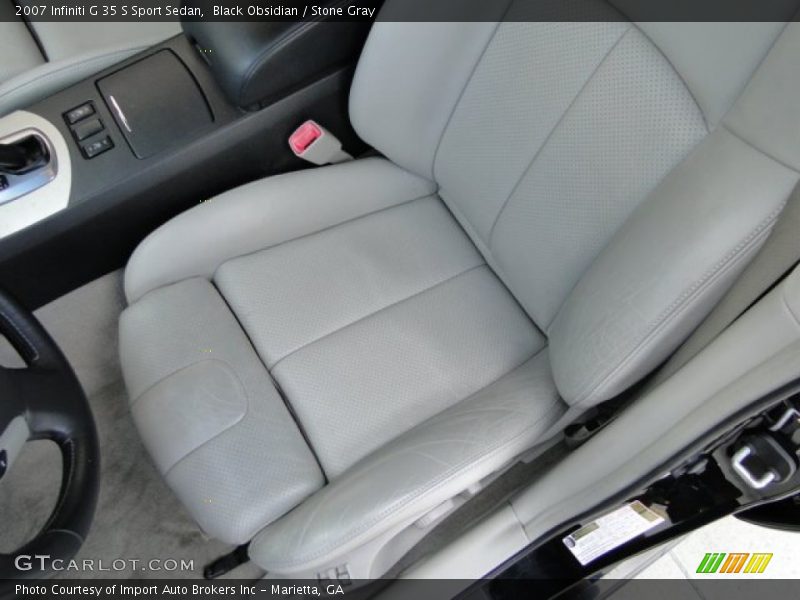 Black Obsidian / Stone Gray 2007 Infiniti G 35 S Sport Sedan