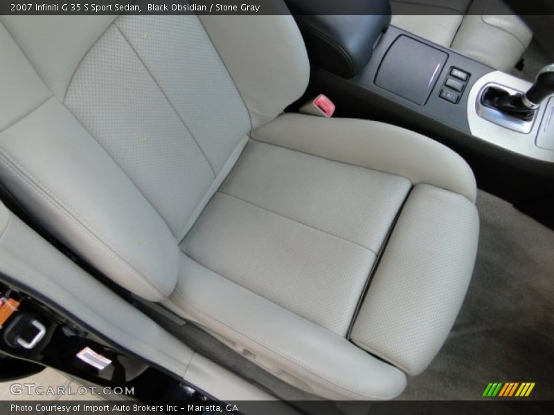 Black Obsidian / Stone Gray 2007 Infiniti G 35 S Sport Sedan