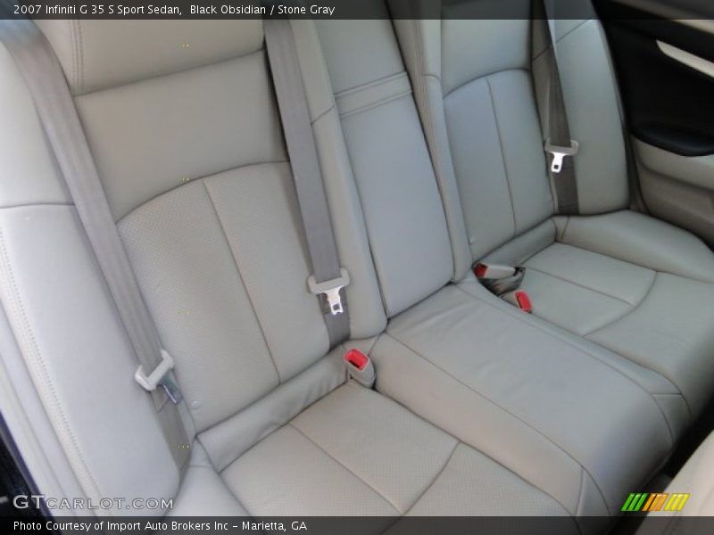 Black Obsidian / Stone Gray 2007 Infiniti G 35 S Sport Sedan