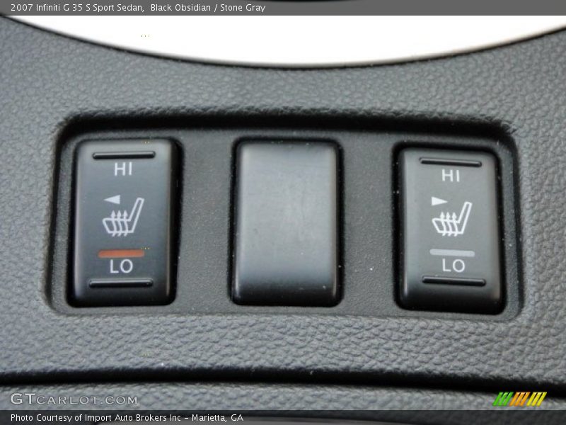 Black Obsidian / Stone Gray 2007 Infiniti G 35 S Sport Sedan