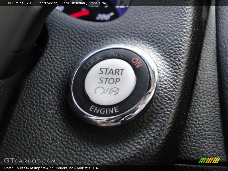 Black Obsidian / Stone Gray 2007 Infiniti G 35 S Sport Sedan
