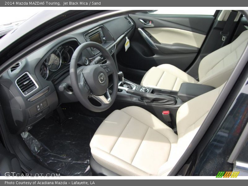 Jet Black Mica / Sand 2014 Mazda MAZDA6 Touring