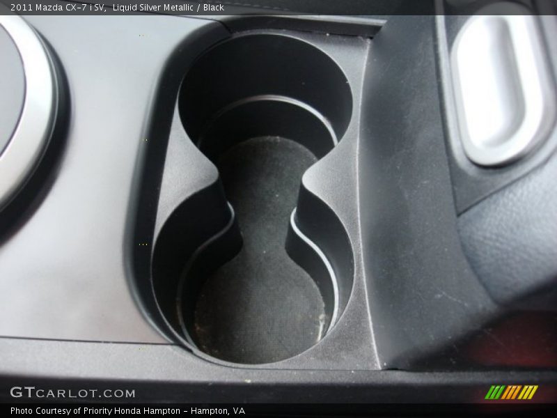 Liquid Silver Metallic / Black 2011 Mazda CX-7 i SV