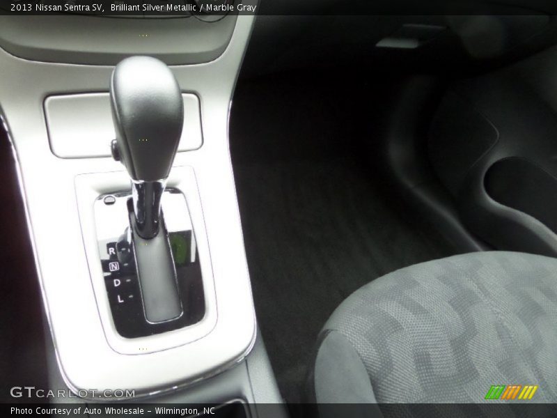 Brilliant Silver Metallic / Marble Gray 2013 Nissan Sentra SV