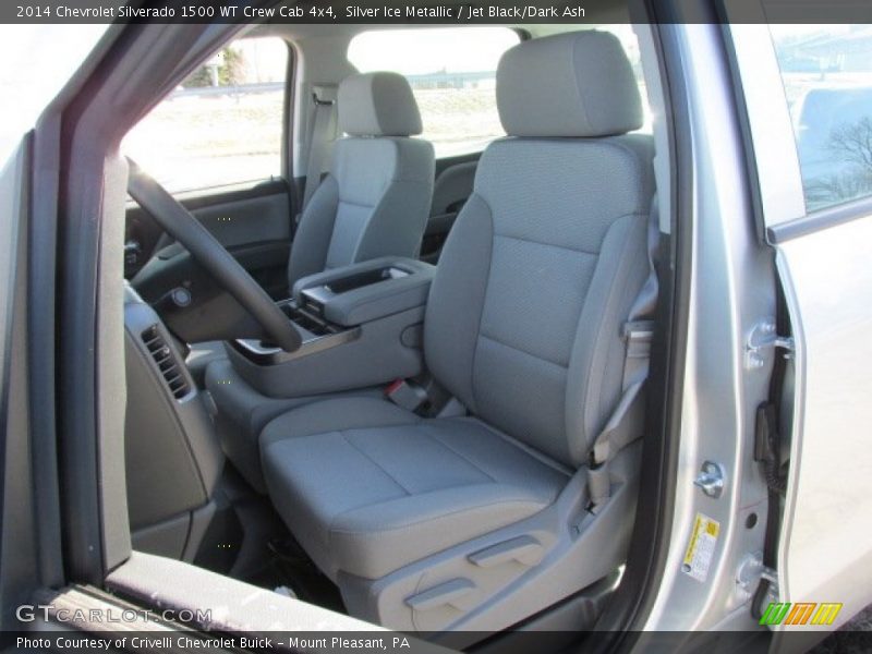 Silver Ice Metallic / Jet Black/Dark Ash 2014 Chevrolet Silverado 1500 WT Crew Cab 4x4