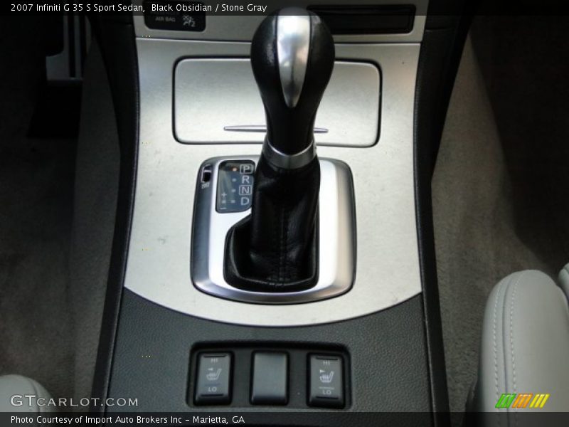 Black Obsidian / Stone Gray 2007 Infiniti G 35 S Sport Sedan