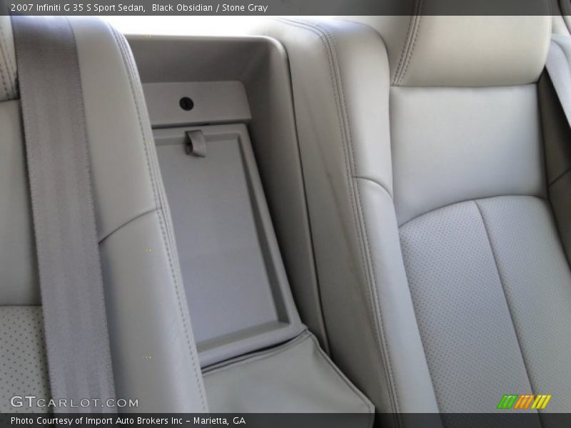 Black Obsidian / Stone Gray 2007 Infiniti G 35 S Sport Sedan
