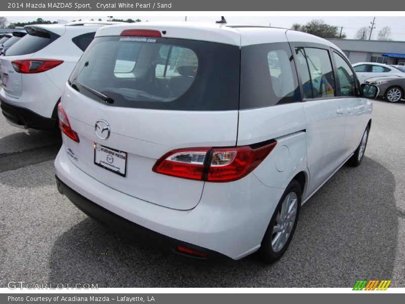 Crystal White Pearl / Sand 2014 Mazda MAZDA5 Sport