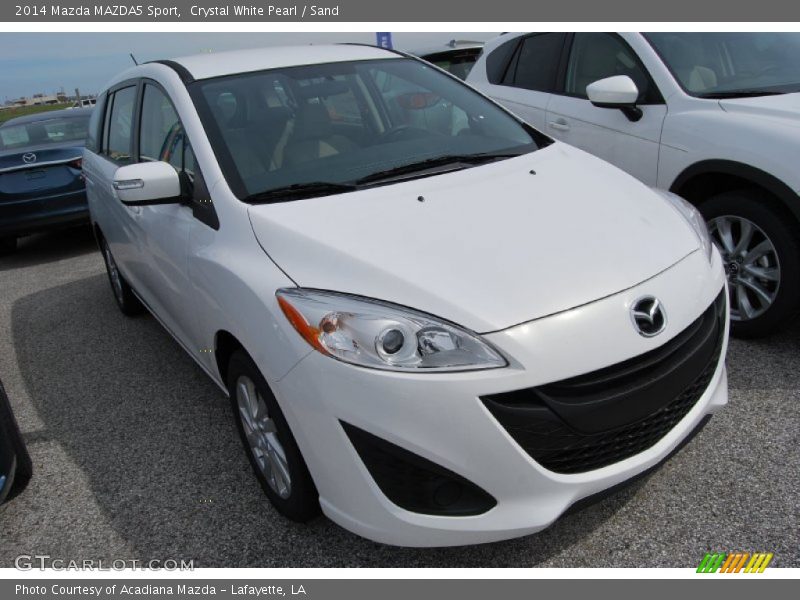 Crystal White Pearl / Sand 2014 Mazda MAZDA5 Sport