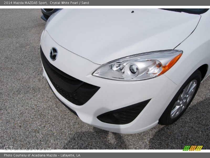 Crystal White Pearl / Sand 2014 Mazda MAZDA5 Sport