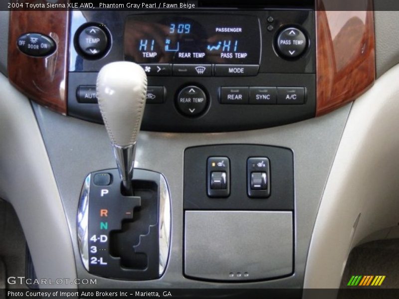  2004 Sienna XLE AWD 5 Speed Automatic Shifter