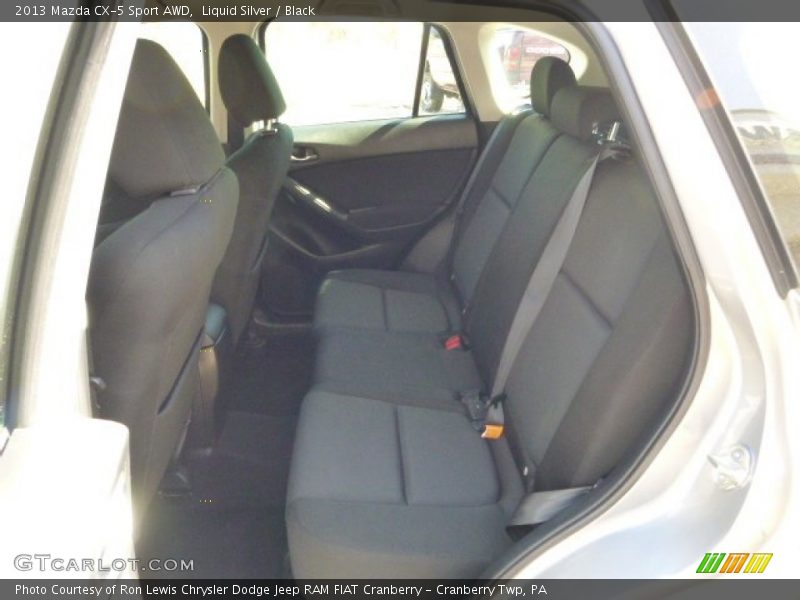 Liquid Silver / Black 2013 Mazda CX-5 Sport AWD