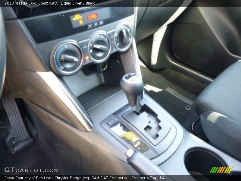 Liquid Silver / Black 2013 Mazda CX-5 Sport AWD