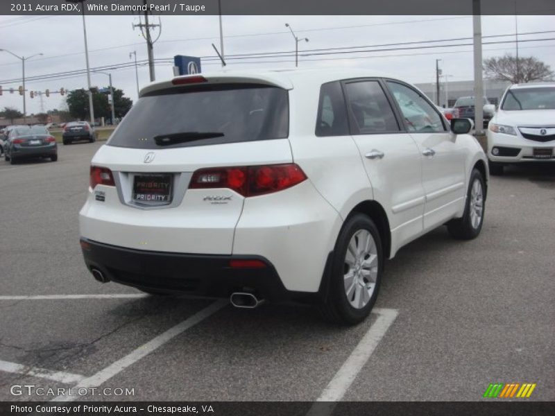 White Diamond Pearl / Taupe 2011 Acura RDX