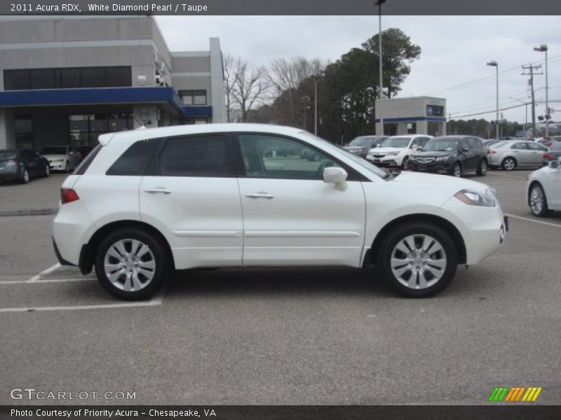 White Diamond Pearl / Taupe 2011 Acura RDX