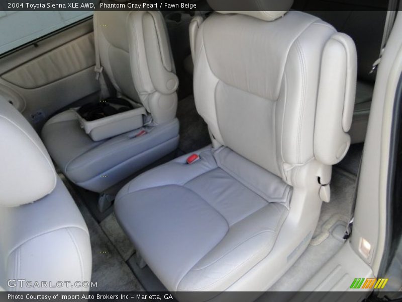 Rear Seat of 2004 Sienna XLE AWD