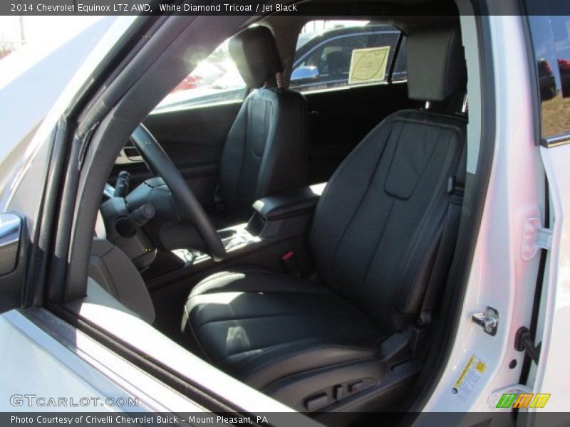 White Diamond Tricoat / Jet Black 2014 Chevrolet Equinox LTZ AWD