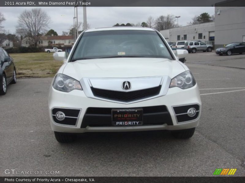 White Diamond Pearl / Taupe 2011 Acura RDX
