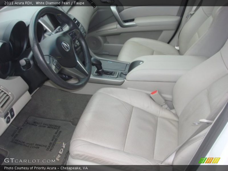 White Diamond Pearl / Taupe 2011 Acura RDX