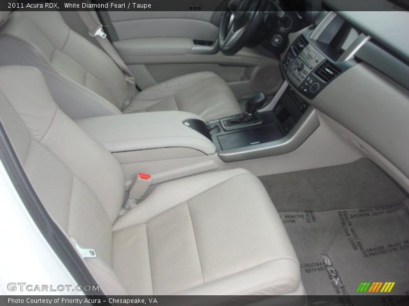 White Diamond Pearl / Taupe 2011 Acura RDX