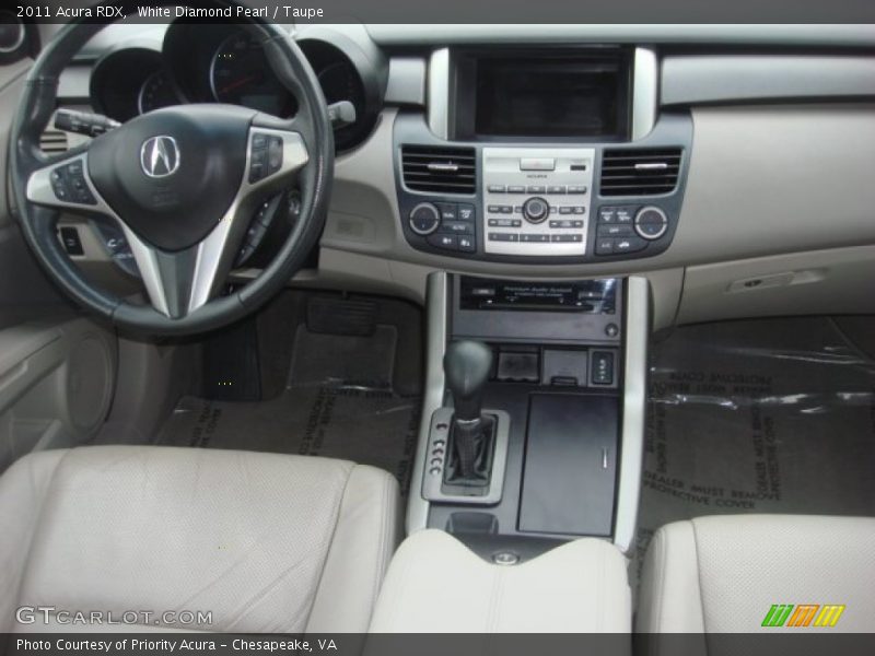 White Diamond Pearl / Taupe 2011 Acura RDX