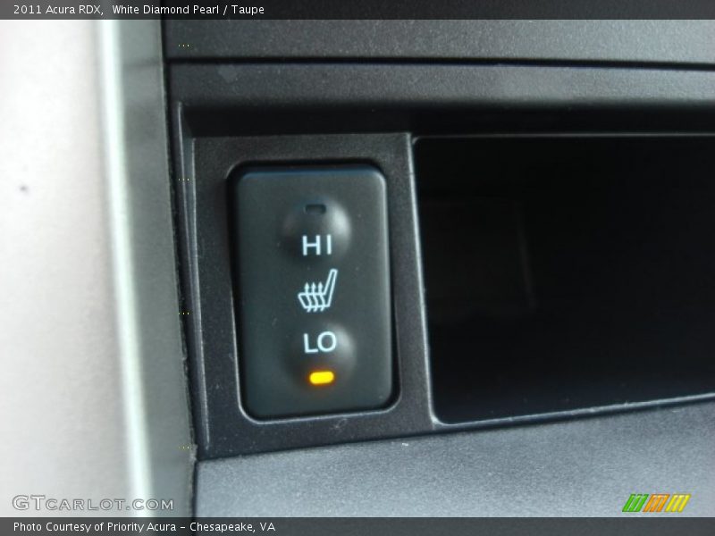 White Diamond Pearl / Taupe 2011 Acura RDX