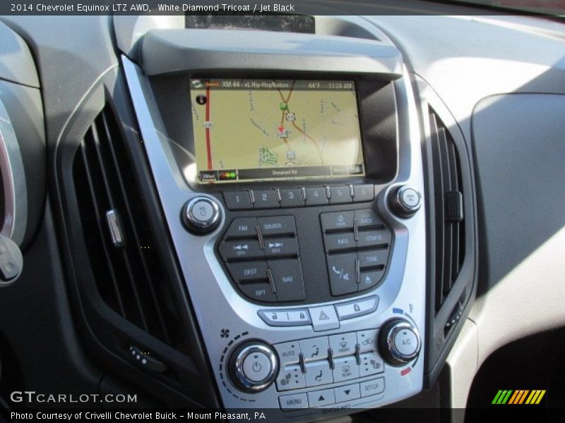 White Diamond Tricoat / Jet Black 2014 Chevrolet Equinox LTZ AWD