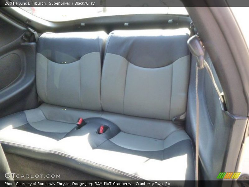 Super Silver / Black/Gray 2001 Hyundai Tiburon