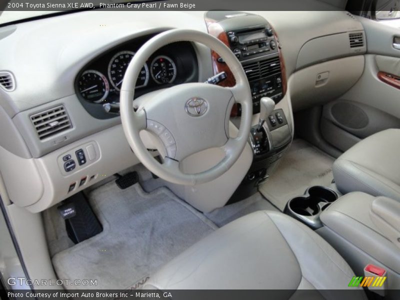 2004 Sienna XLE AWD Fawn Beige Interior