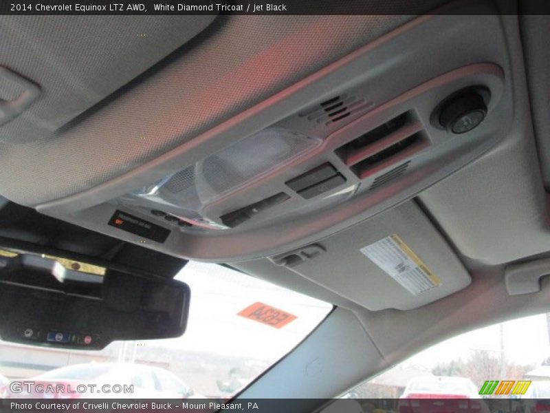 White Diamond Tricoat / Jet Black 2014 Chevrolet Equinox LTZ AWD