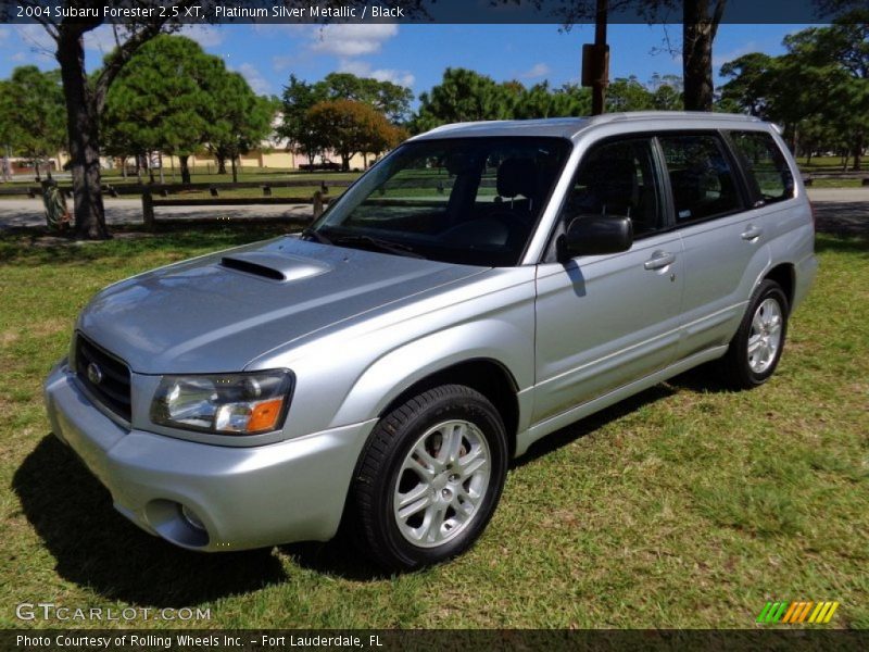 Platinum Silver Metallic / Black 2004 Subaru Forester 2.5 XT
