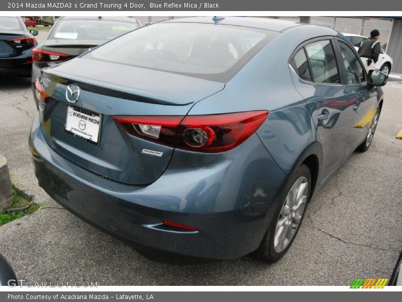 Blue Reflex Mica / Black 2014 Mazda MAZDA3 s Grand Touring 4 Door