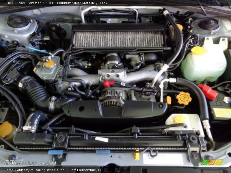 Platinum Silver Metallic / Black 2004 Subaru Forester 2.5 XT