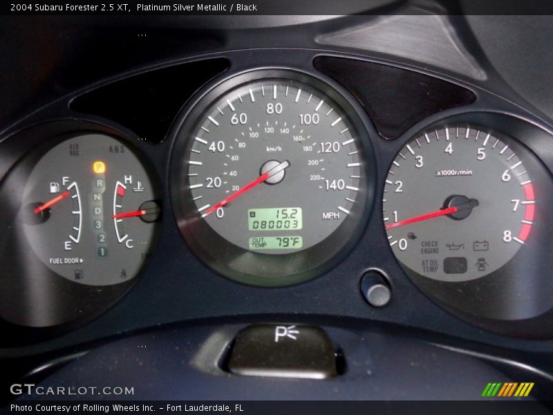 Platinum Silver Metallic / Black 2004 Subaru Forester 2.5 XT