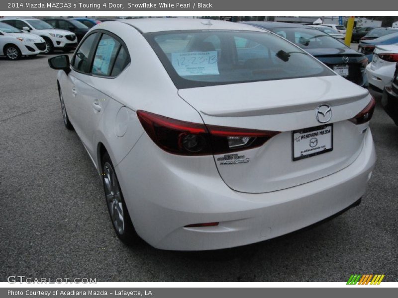 Snowflake White Pearl / Black 2014 Mazda MAZDA3 s Touring 4 Door