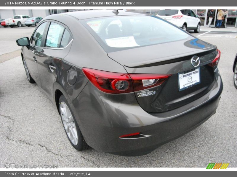 Titanium Flash Mica / Black 2014 Mazda MAZDA3 s Grand Touring 4 Door