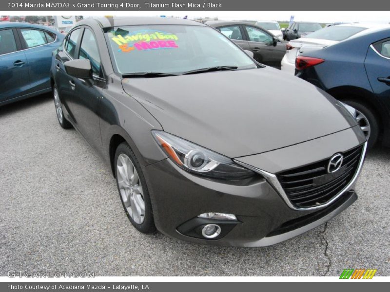 Front 3/4 View of 2014 MAZDA3 s Grand Touring 4 Door