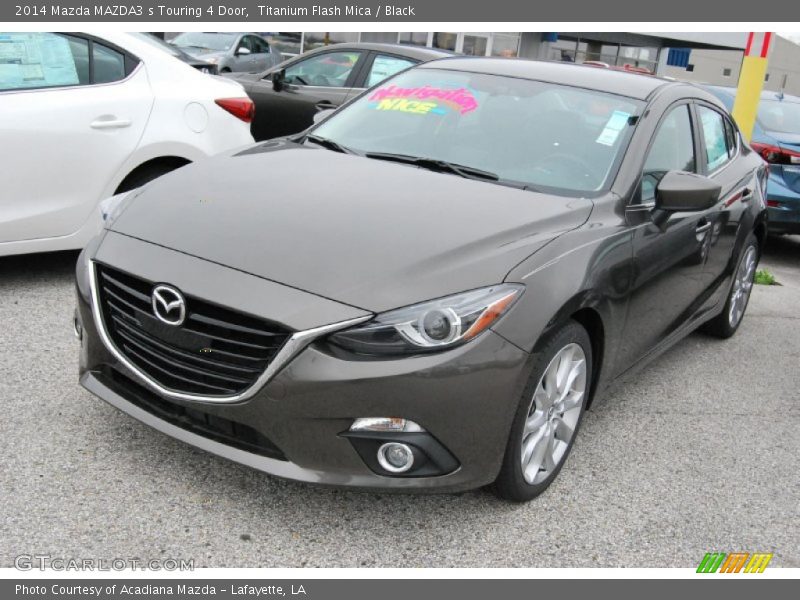 Titanium Flash Mica / Black 2014 Mazda MAZDA3 s Touring 4 Door