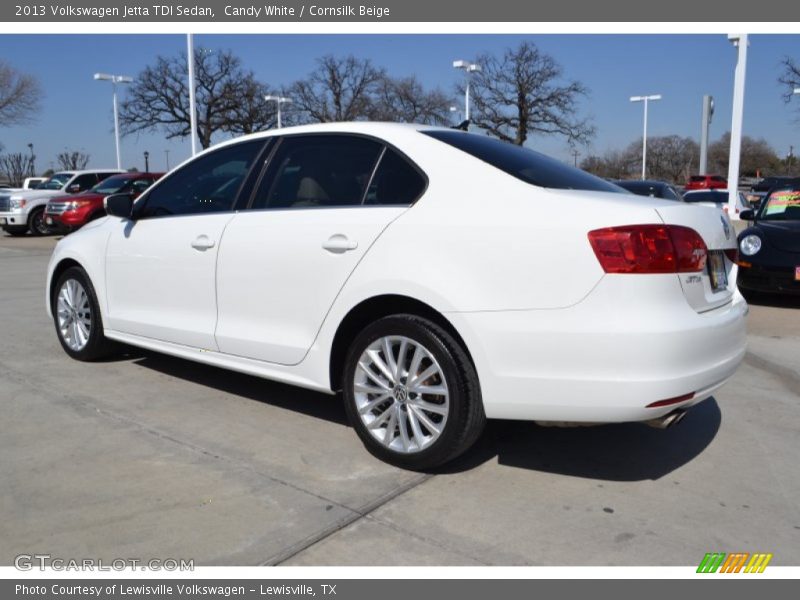 Candy White / Cornsilk Beige 2013 Volkswagen Jetta TDI Sedan