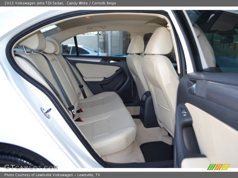 Candy White / Cornsilk Beige 2013 Volkswagen Jetta TDI Sedan