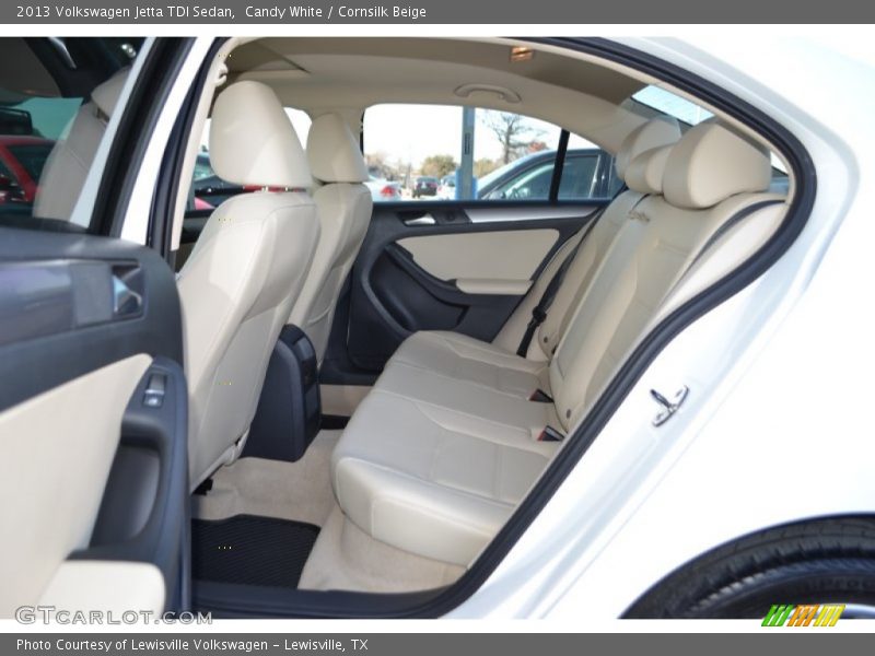 Candy White / Cornsilk Beige 2013 Volkswagen Jetta TDI Sedan