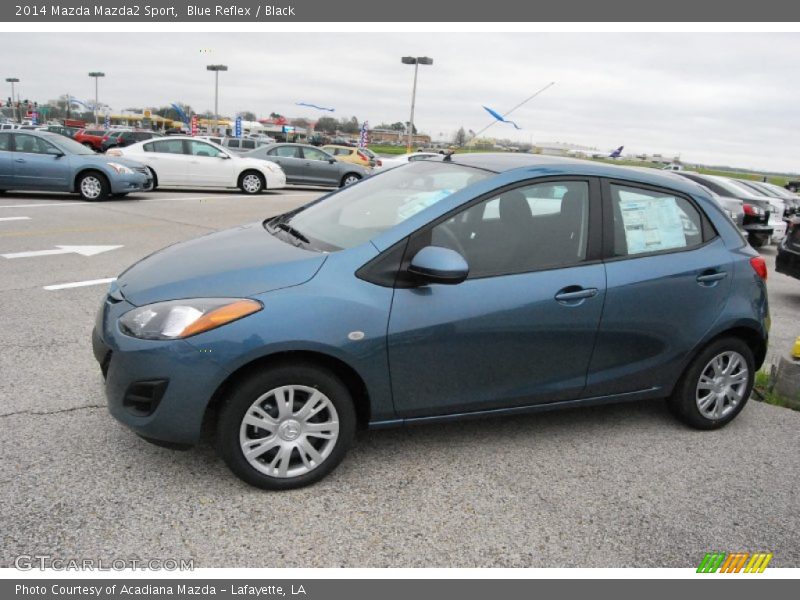 Blue Reflex / Black 2014 Mazda Mazda2 Sport