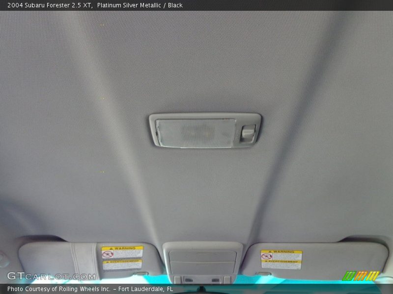 Platinum Silver Metallic / Black 2004 Subaru Forester 2.5 XT