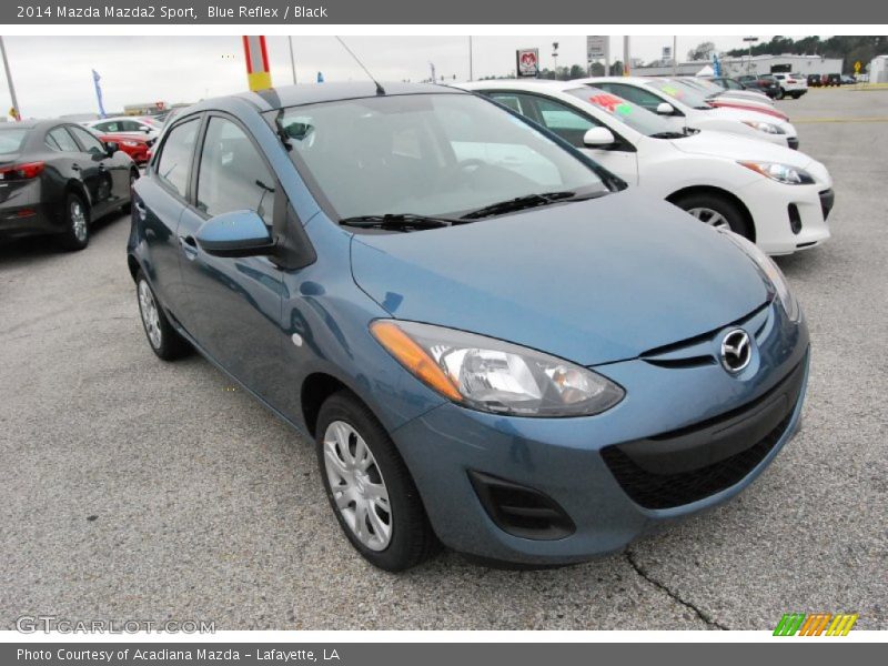 Front 3/4 View of 2014 Mazda2 Sport