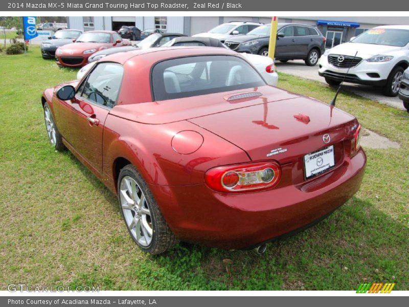 Zeal Red / Black 2014 Mazda MX-5 Miata Grand Touring Hard Top Roadster