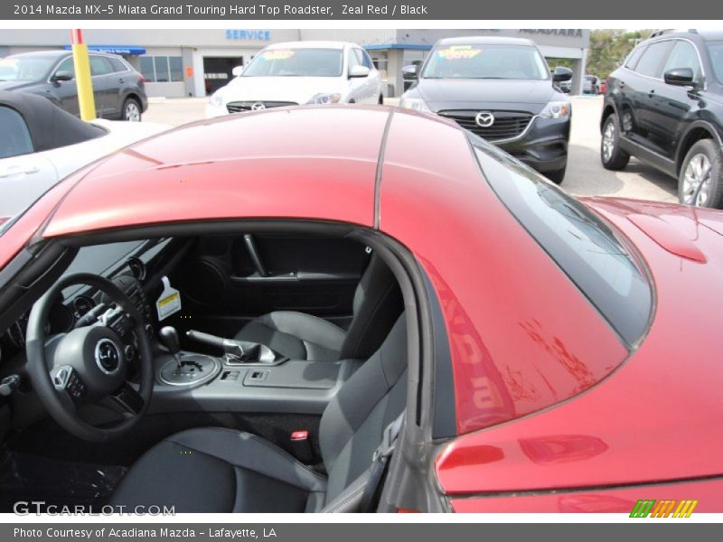 Zeal Red / Black 2014 Mazda MX-5 Miata Grand Touring Hard Top Roadster