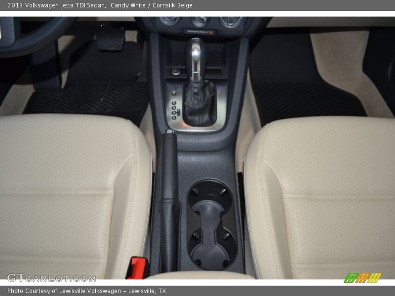 Candy White / Cornsilk Beige 2013 Volkswagen Jetta TDI Sedan